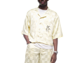 Chemise en Bazin jaune claire